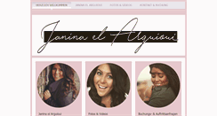 Desktop Screenshot of janinaelarguioui.com